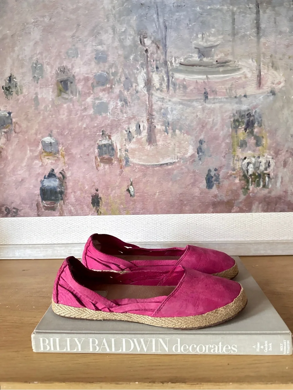 UGG Australia Tippie Ballet Slip- On Hot Pink - Size 6.5